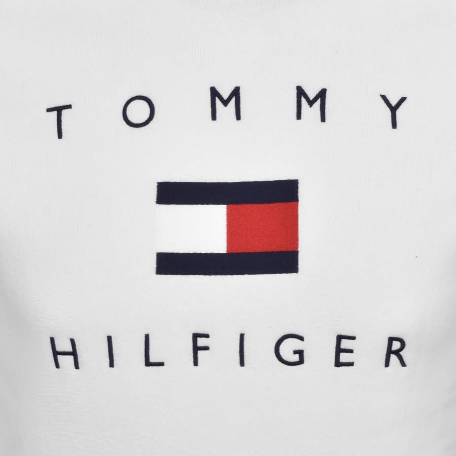 Alternative Image for ProductTommy Hilfiger Flag Logo Pullover Hoodie White3